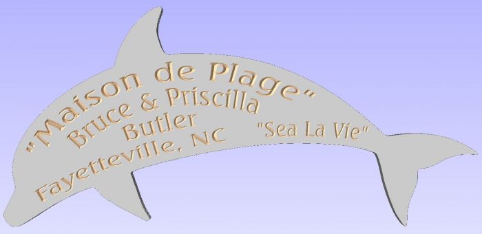 Butler Dolphin sign
